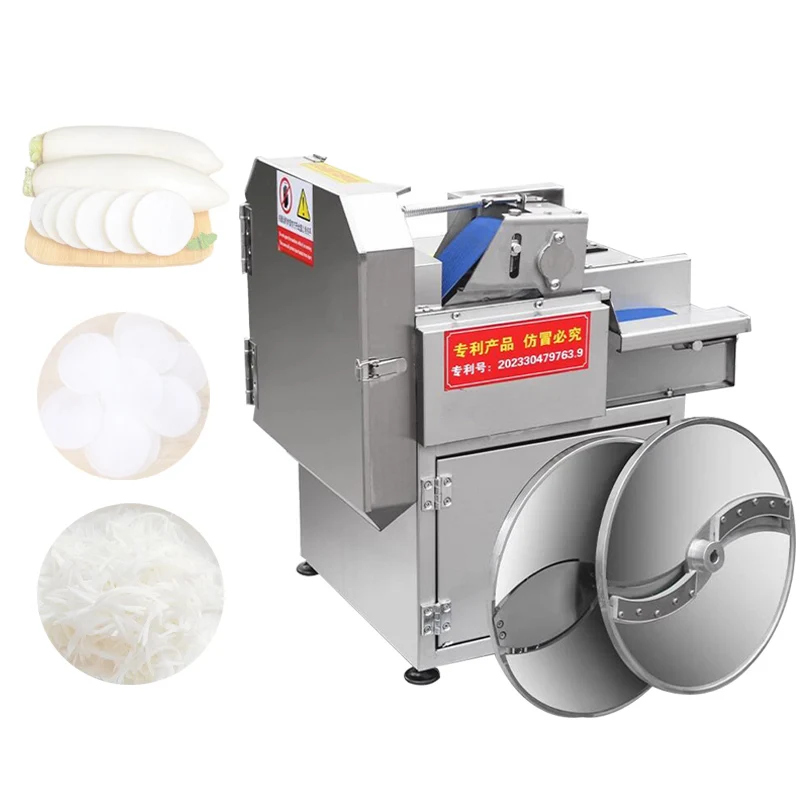 Vegetable Slicing Machine Cabbage Spinach Vegetable Shredder Commercial Onion Cutter