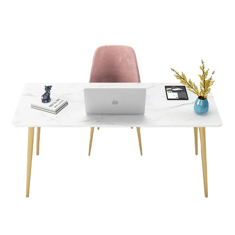 

Nordic simple marble desk, modern computer desk
