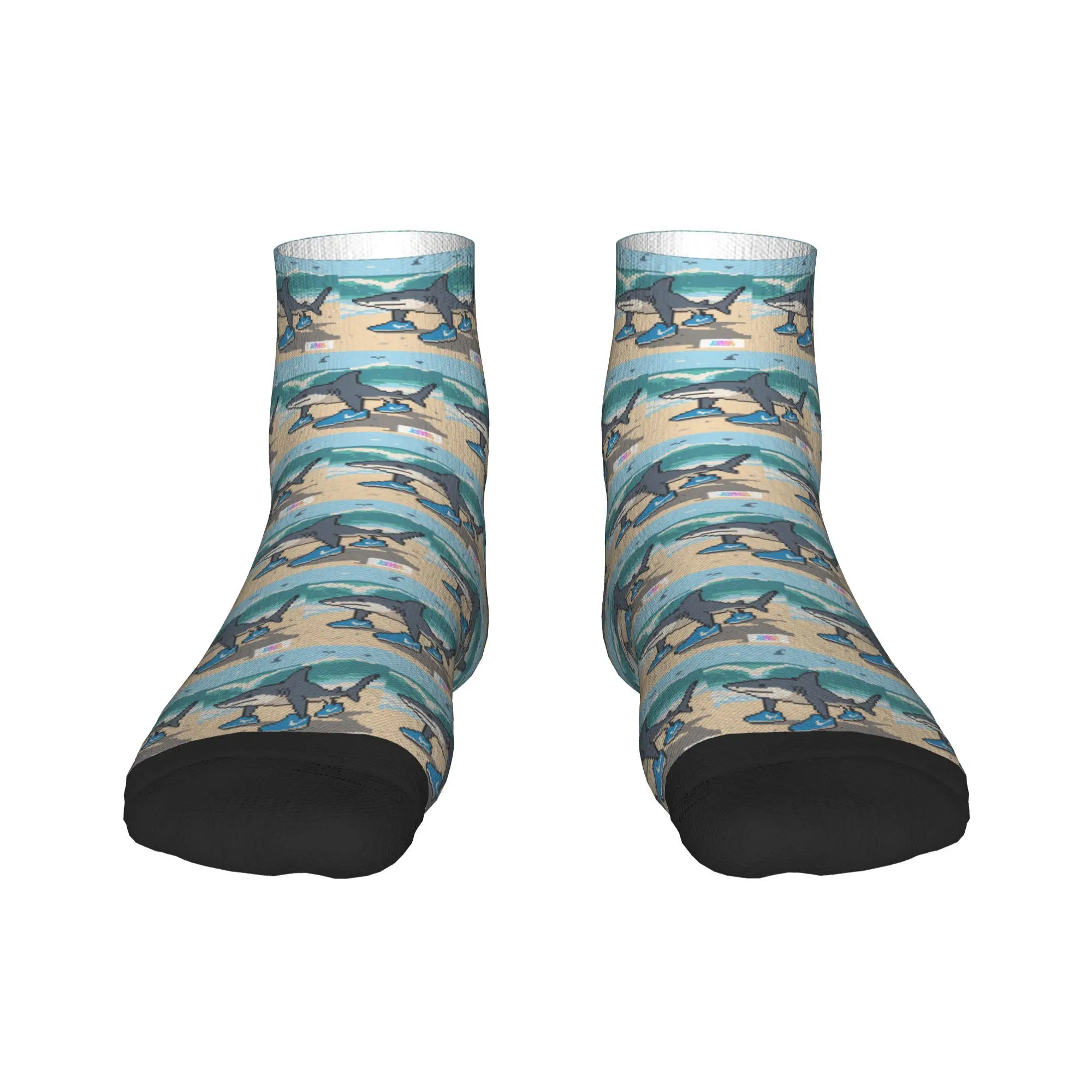 

Tralalero Tralala Funny Shark Meme Italian Brainrot Socks Harajuku Stockings All Season Socks Accessories for Man's Woman's
