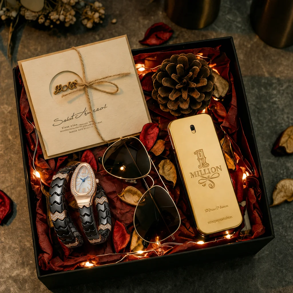 4-częściowy damski zestaw zega – Luxury Watch Gold And Black recenzja i cena