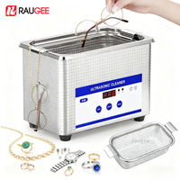 40KHZ Ultrasonic Cleaner For Glasses Jewelry Ultrasound Washing Bath High Frequency Ultrasonic Cleaning Machine 800ML