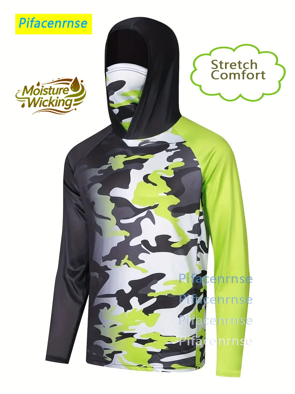 HUK  Gear Fishing Apparel Summer Jersey Men Long Sleeve T Shirts Clothing Sun Uv Protection Breathable Hooded Fishing Wear