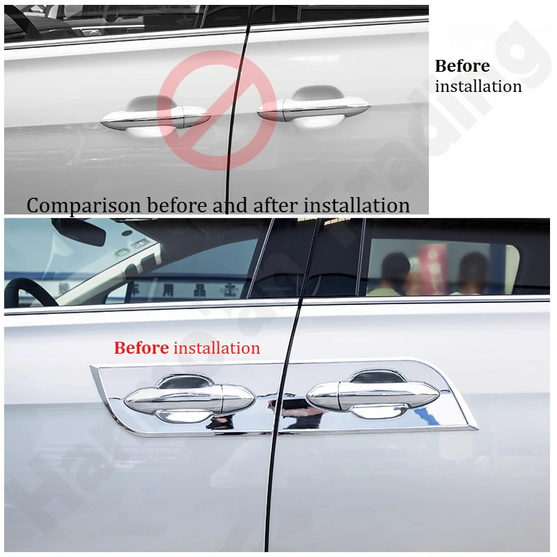 for Volkswagen Viloran 2020 2022 2023 2024 Handle door bowl sticker/modified anti scratch glitter/door handle