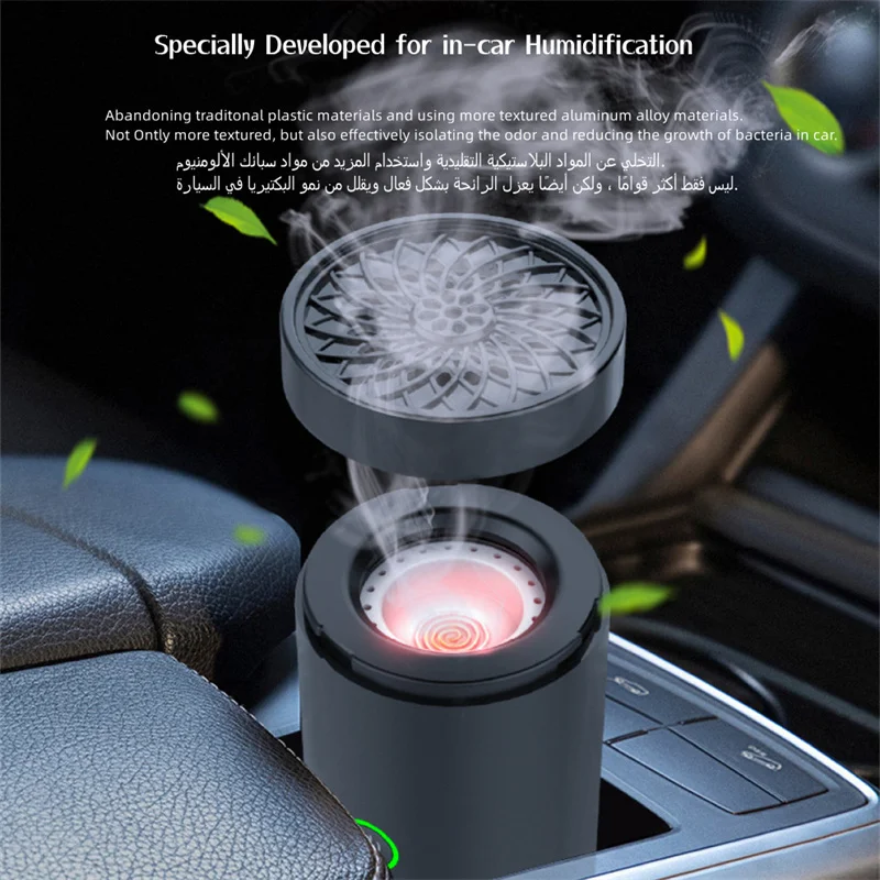 ChuHan Arabian Aroma Diffuser Arab USB Mini Car Incense Burner Electronic Aromatherapy Device Arabic Bukhoor Incense Home Decor