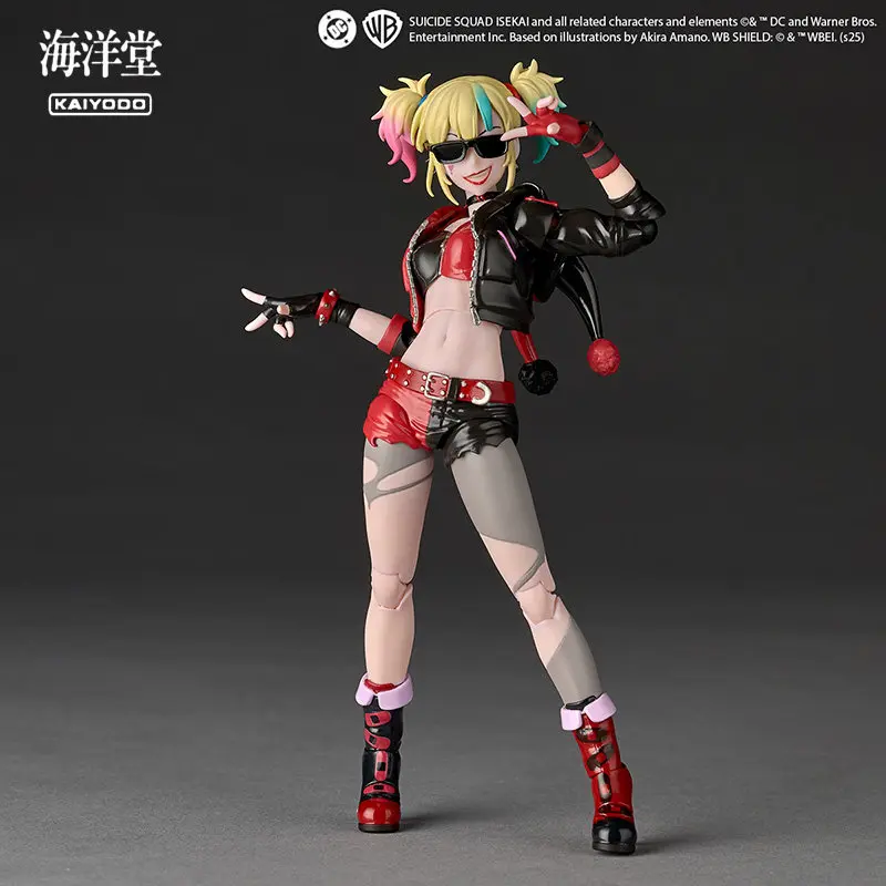 New 2026 Suicide Squad ISEKAI Amazing Yamaguchi Harley Quinn Mobile Figure Model Anime Surrounding Fans Collection Gifts view 3