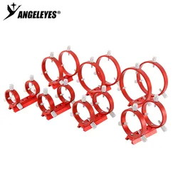 Telescope Guide Scope Support Dovetail 90mm Plate Base Red 68/80/90/102mm Hoop Ring Focus Finder Scope Astronomy Accessory
