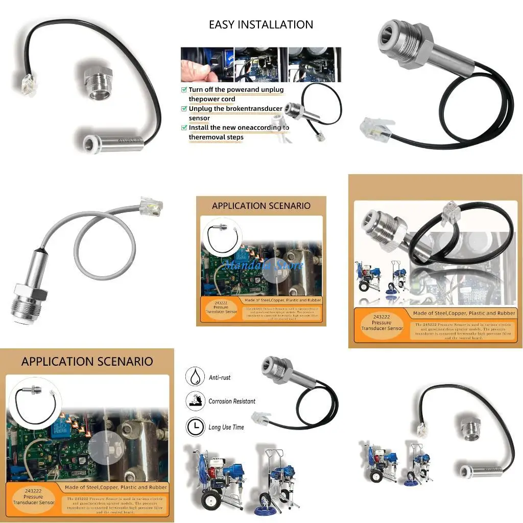 

U2JC Professional Sprayer Pressure Sensory 243222 for 1095 1595 3400 3900 5900 7900 210 230 295 390 395 490 495 595 695 795