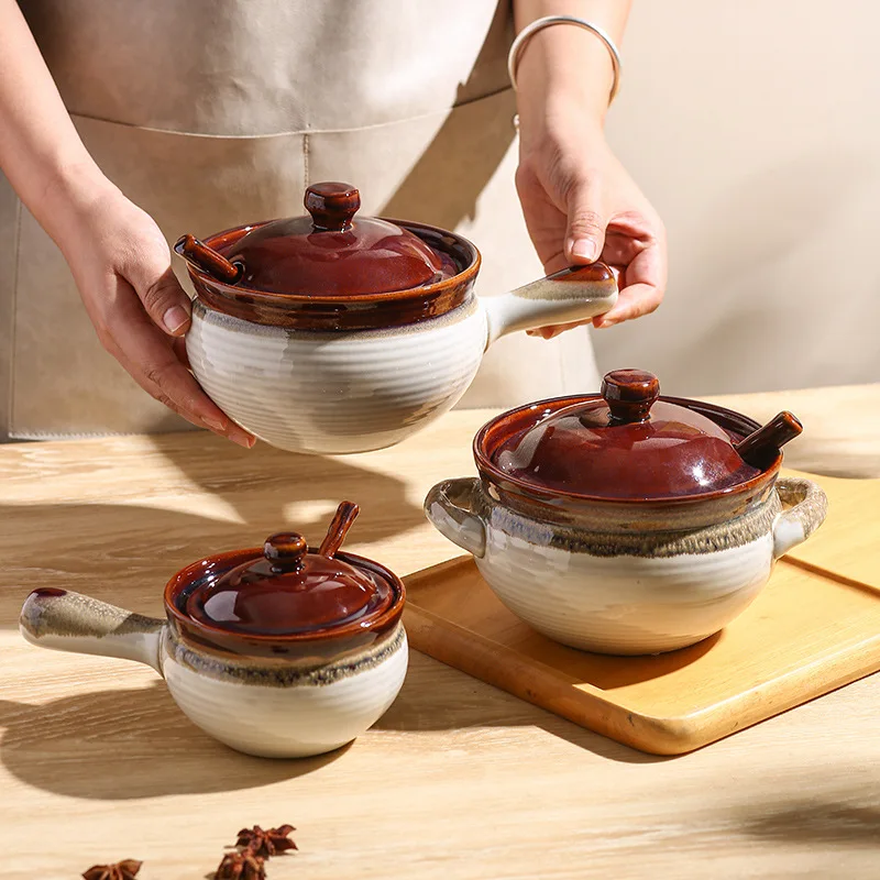 Modern Ceramic Sustainable 400ml Household Seasoning Box Kitchen Storage Seasoning Jar Special Hot Pepper Oil High Temperature