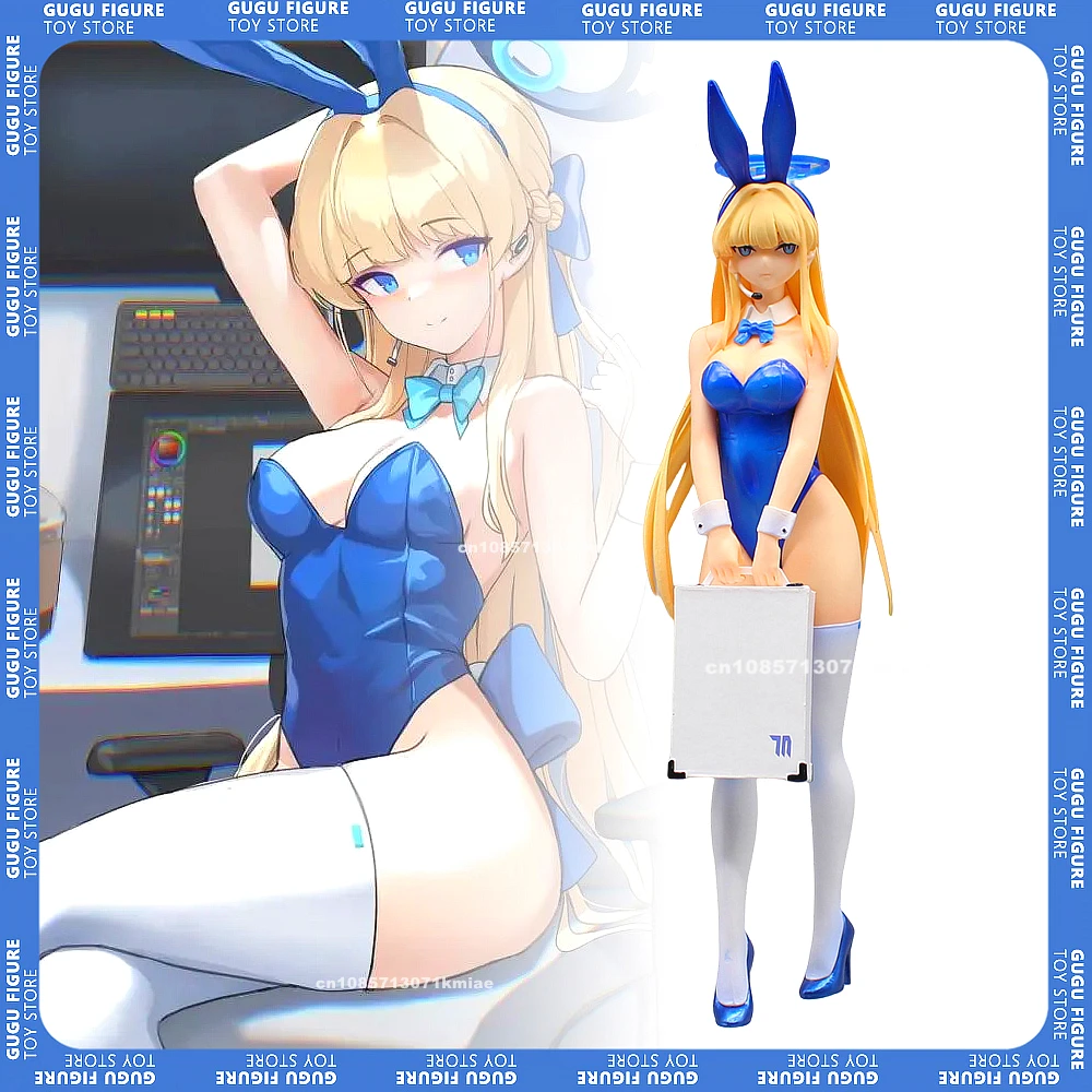 Blue Archive Asuma Toki NSFW Max Factory 25cm Bunny Girl Anime Girl PVC Action Figure Statue Adult Collection Model Toy For Gift