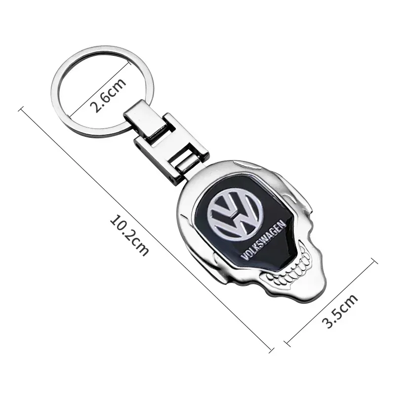 Metal Car Keychain Keyring Accessories for Volkswagen Golf Passat Jetta Touareg Tiguan Polo T4 MK7 MK5 Scirocco Beetle Lavida CC