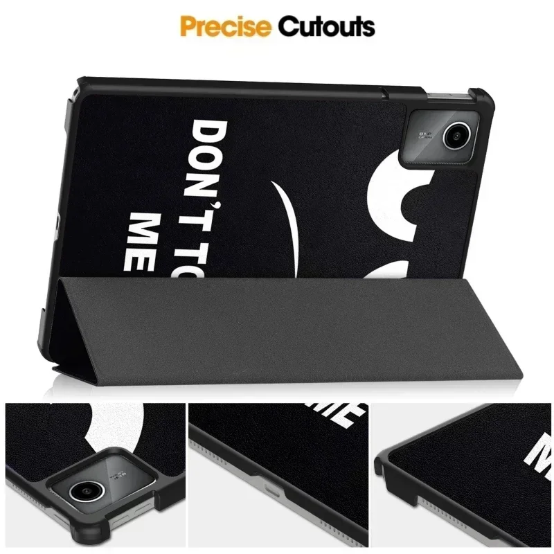 Capa de couro PU Tri-Folding para Lenovo Tab, Tablet Case, 11 ", M11, Xiaoxin Pad 2024, TB330FU, TB331FC, 2024