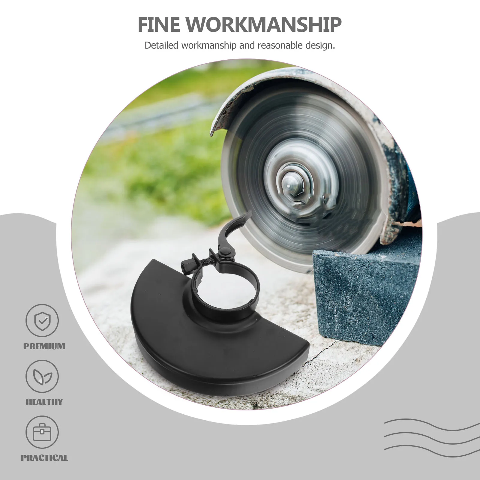 

2pcs Angle Guard 125mm Polishing Machine Dust Cover Safety Shield Protector Angle Grinder Replacement Guard Wheel Cover