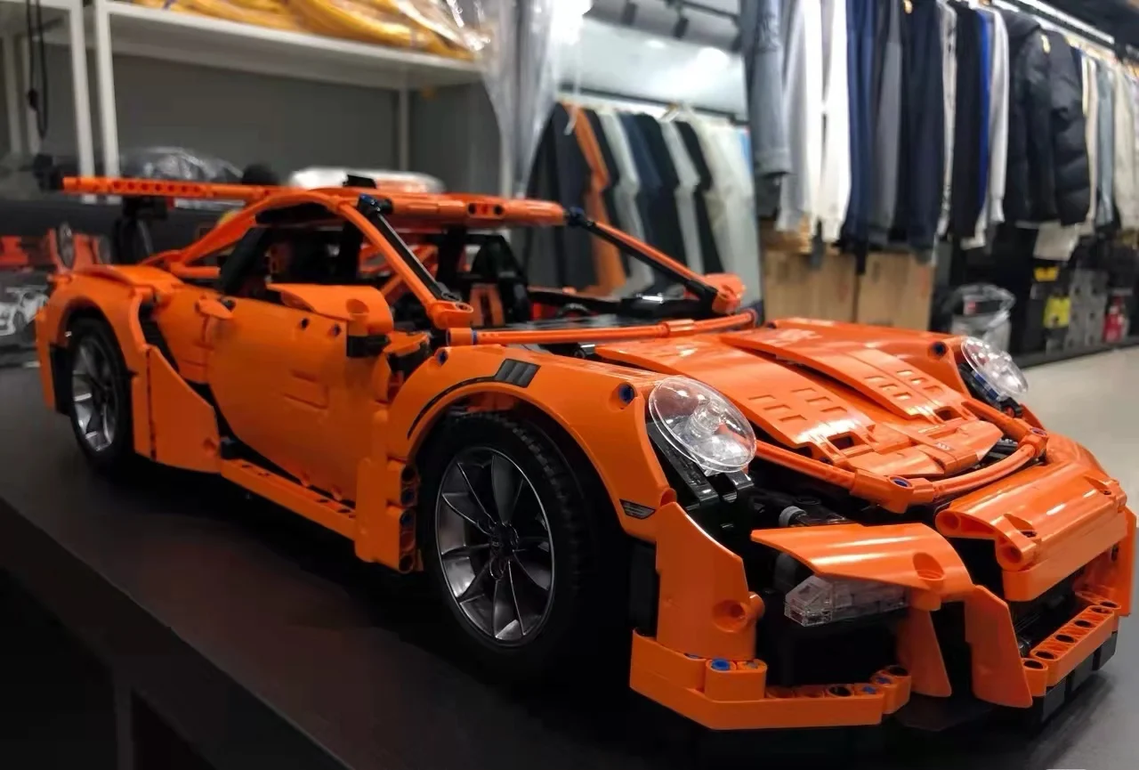 

Hot sales Technicial Car Compatible 42056 Bricks 911 GT3 RS Christmas Gift Kids Constructor Model Building Blocks Halloween gift