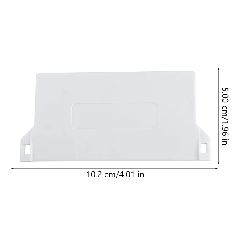 E15D Plastic Base Plate Set 10 Wit Vertical Blind Bottom Weight Slat -accessoire
