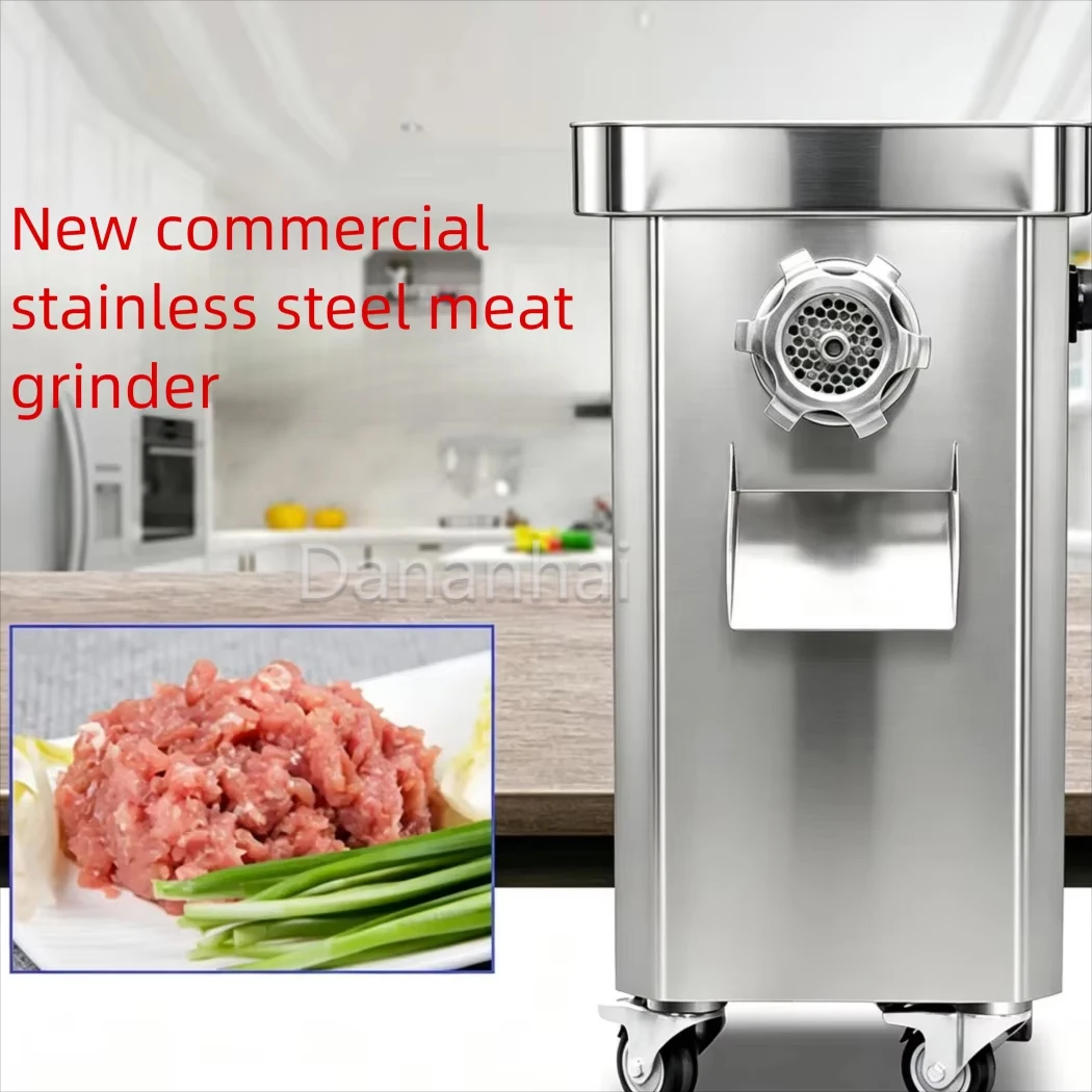 Electric Meat Mincer Machine Commercial Meat Grinder for Food Workshop Raw Meat Processing Business