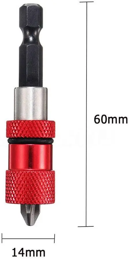 1/4 Hex Shank Electric Drill Bit Magnetic Screwdriver Bit Holder Stainless Steel Magnetism drywall screw bit holder Screw Tool