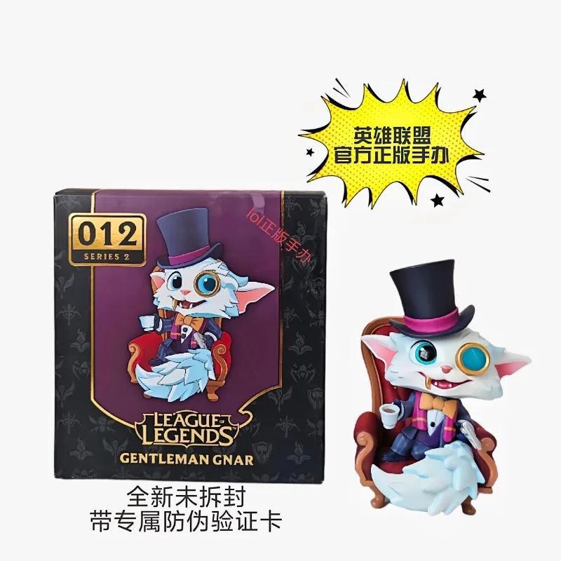 

Original LOL League of Legends Cute Detective Meow Morse Nar Handmade Sculpture Anime Action Model Toy Gift