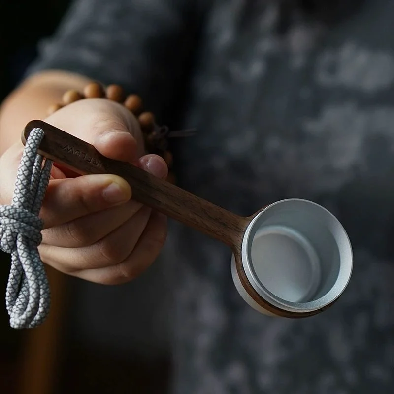 

New AIRFLOW Wooden Long Handle Coffee Scoop Measuring Scoop For 12g Beans Coffee Spoon Home Coffee Beans Barista Accessories