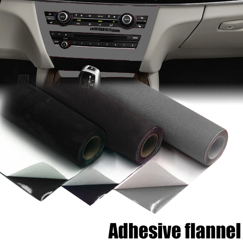 Self-adhesive Suede Fabric Viscose Velvet Lining Roll Car Interior Modification Door Panel Workbench DIY Stretch Suede Fabrics