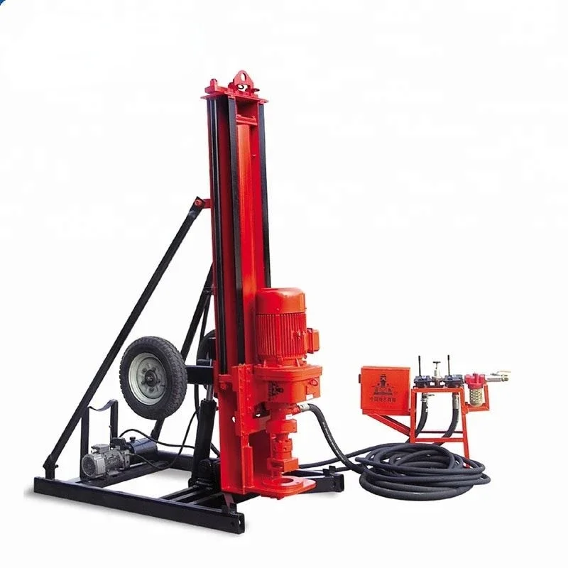 Electric Small Portable Tripod Machine 20m Deep DTH Hole Pneumatic Percussion Borehole Drilling Machine Rig