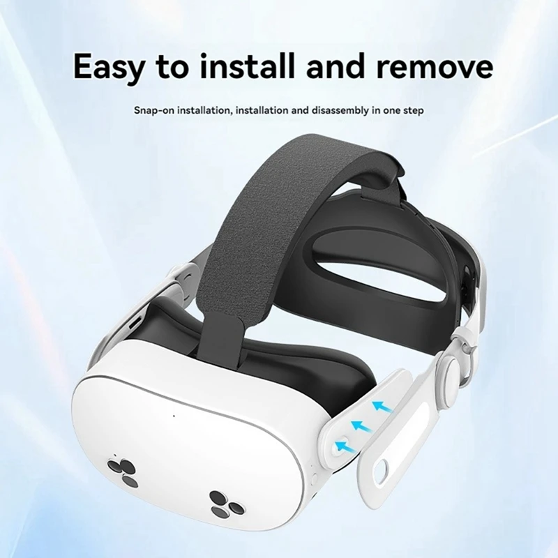 Tali kepala dapat diganti untuk Meta Quest 3S Headset VR meningkatkan kenyamanan tali kepala dapat disesuaikan untuk Meta Quest 3S Aksesori