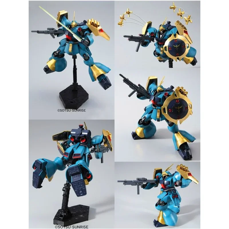 Bandai Original Gundam Model Kit, Figura Anime, HGUC1, 144, MSN-03, Figuras de Ação JAGD, ornamentos colecionáveis, presentes para crianças