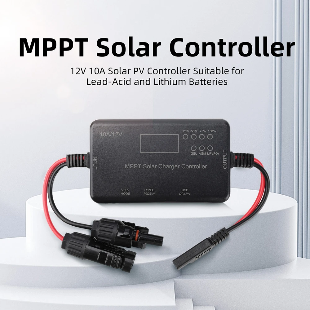12V10A Mppt Solar P…
