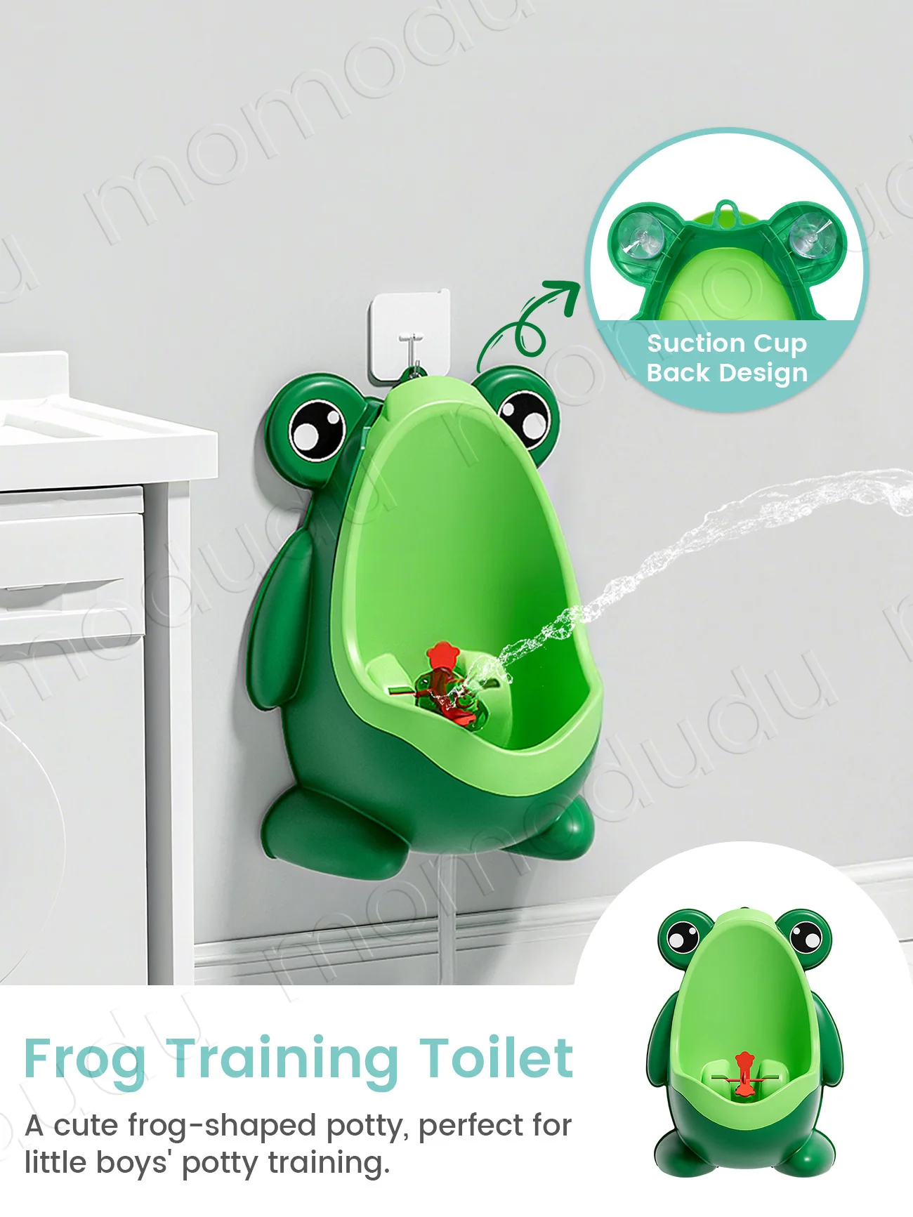 Cute Frog Potty Training Urinal Boy With Fun Aiming Target, Toilet Urinal Trainer, Children Stand Vertical Pee Infant Toddler