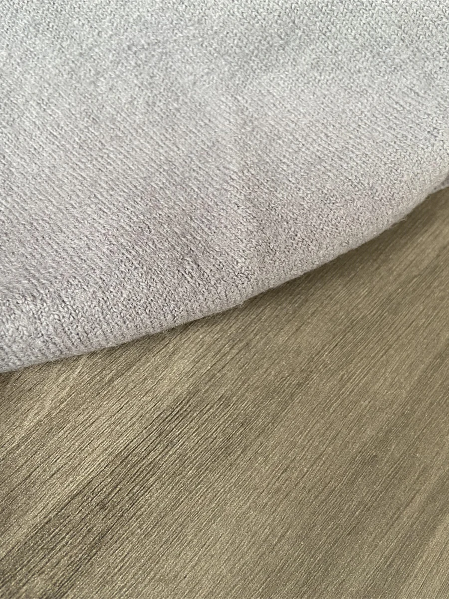 

Knitted Woolen Sweater Fabric Strong Sinkage Outerwear Cardigan Dr Material ey Color Home Sponge Pad DIY