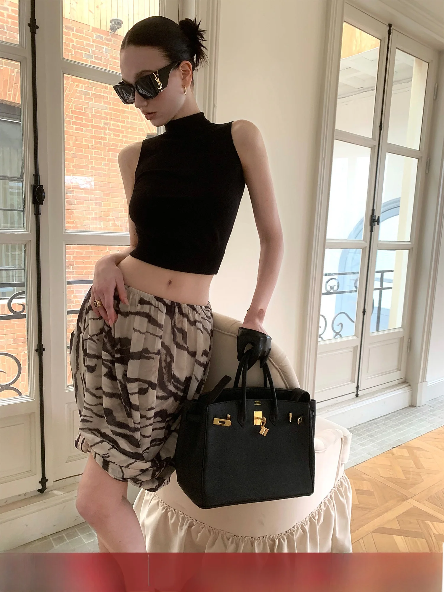 

022stepll Сексуальный укороченный жилет с высоким воротником для женщин, облегающий, модный, от китайского бренда, весна-лето, повседневная одежда