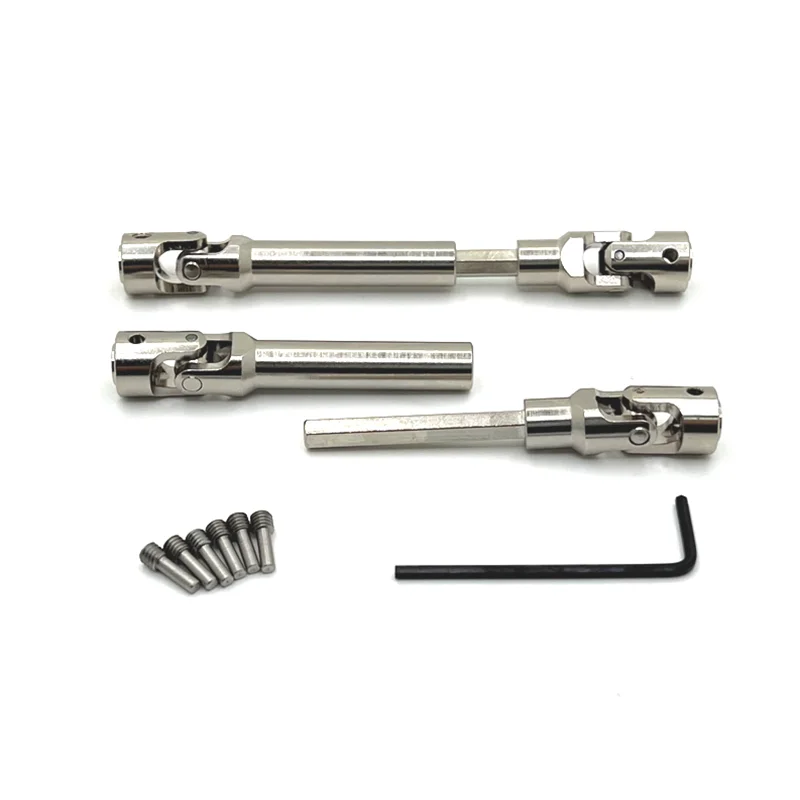 Metal Upgraded Front and Rear Transmission Shafts RC Car Parts Fit For Huangbo 1/10 R1001 R1002 R1003 RC Car Accessories