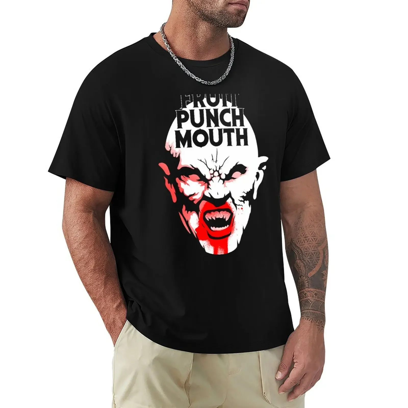 

Fruit Punch Mouth T-Shirt summer tops hippie clothes mens champion t shirts