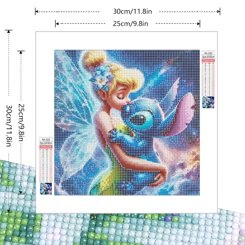 Disney Diamant Malerei Kit Fee Tinker Glocke Aufkleber Diamant Stickerei Handgemachte DIY Mosaik Home Dekoration Kinder Geschenk