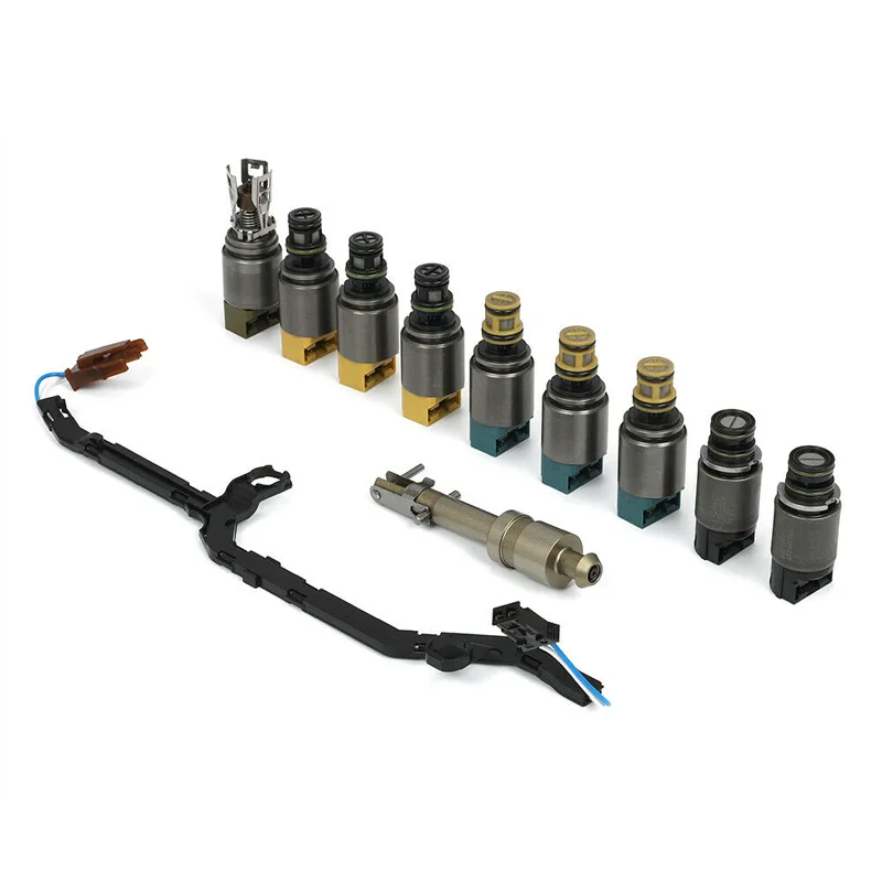 11PCS ZF6HP19 6HP26 6HP32 1068298043 OEM Transmission Solenoid Kit With Harness Fits For BMW Jaguar