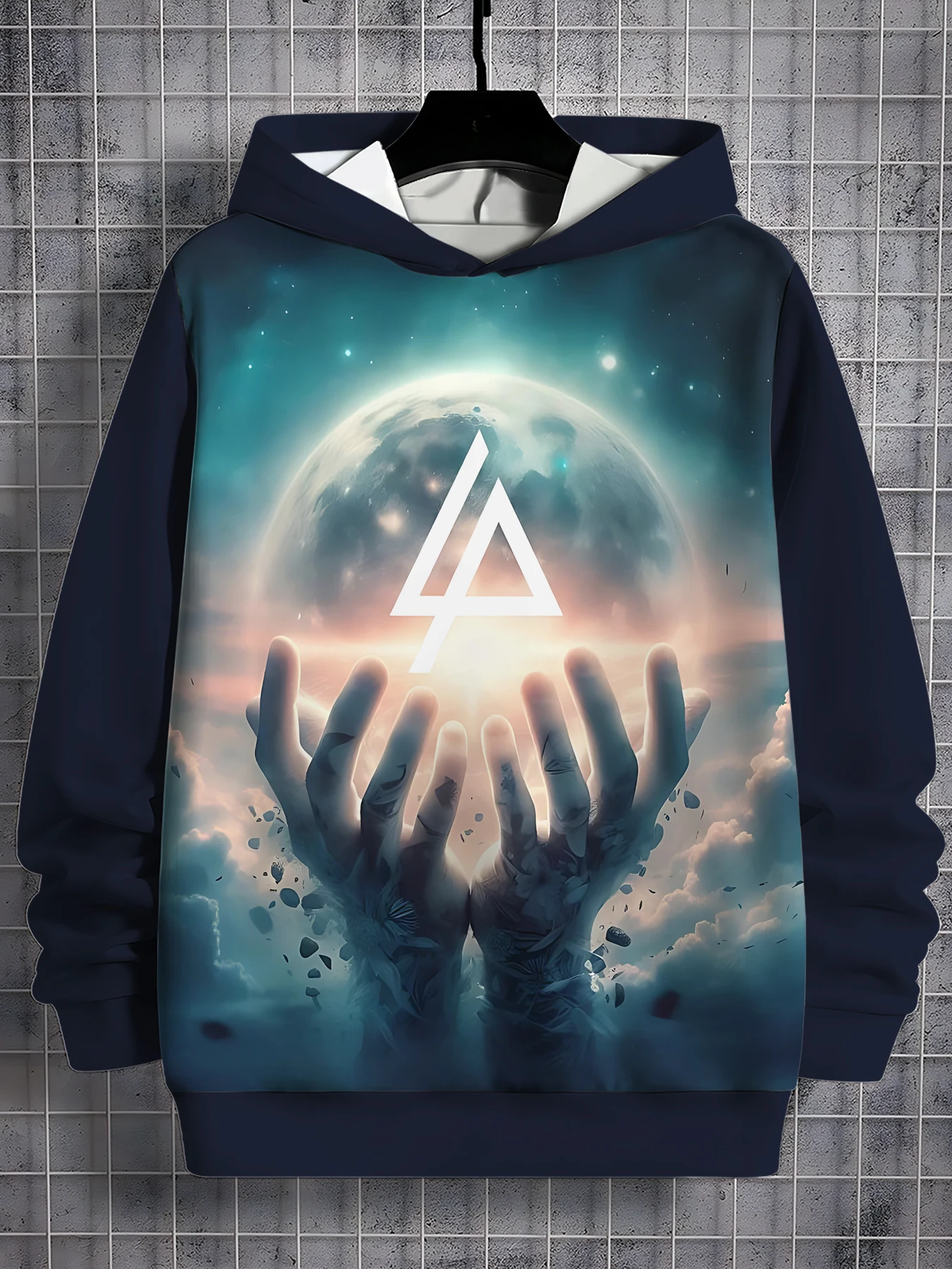 ثلاثية الأبعاد طباعة العالم روك باند لينكين P-Park جميع المواسم الأطفال بلوزة غير رسمية كول البلوز القمم للجنسين الملابس صبي فتاة هوديس #1