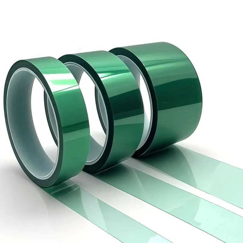 Width 3~100mm PET Green Heat Resistant Film Polyimide Adhesive Tape Heat-Resistant PET Films