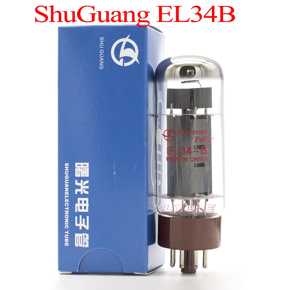 ShuGuang EL34B Vacuum Tube Replaces 6CA7 EL34B 6P3P 5881 6550 KT88 EL34M EL34 Tube Amplifier HIFI Audio Amplifier