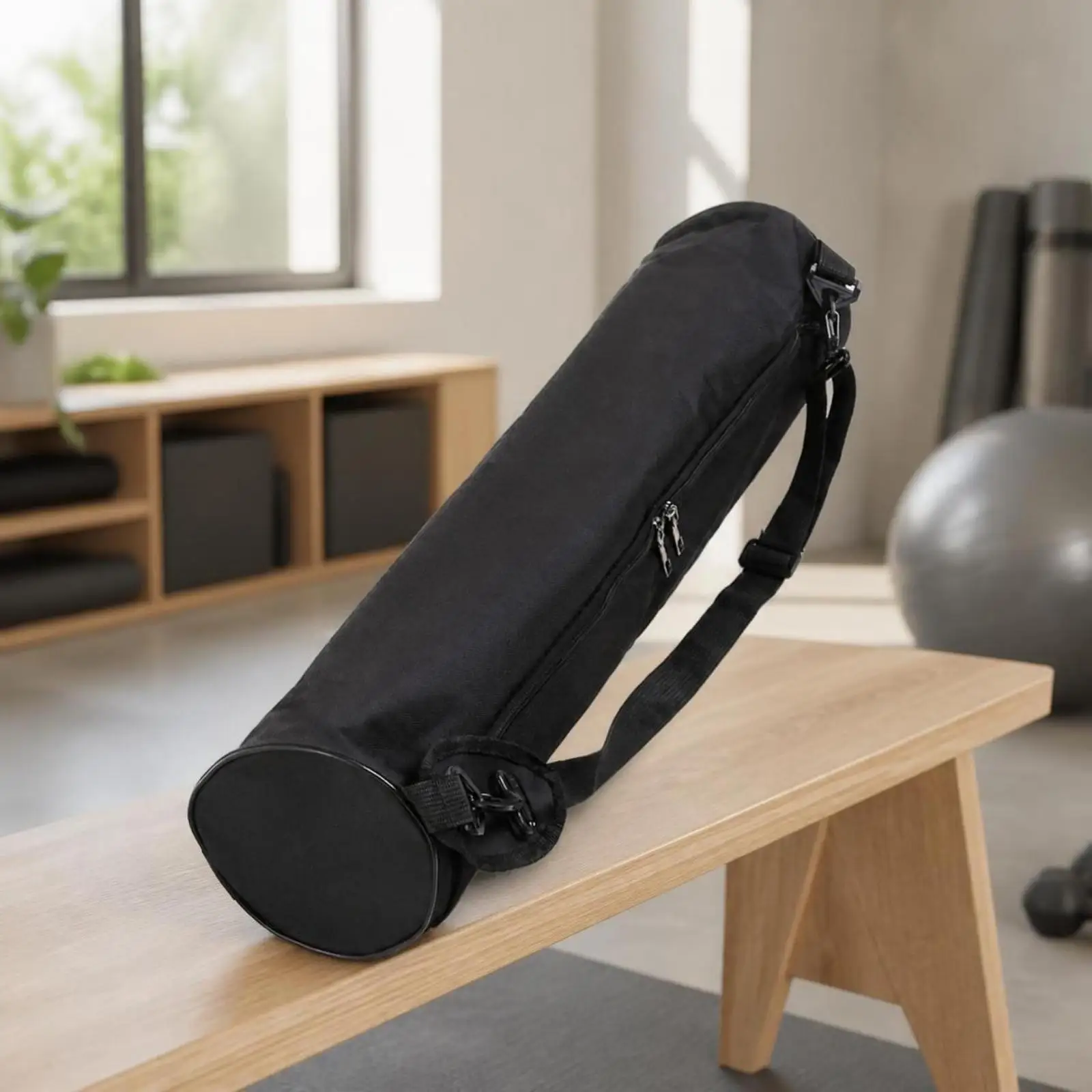 Industrial Carrier for Exercise Mat with Adjustable Strap for Daily Workout Commute
