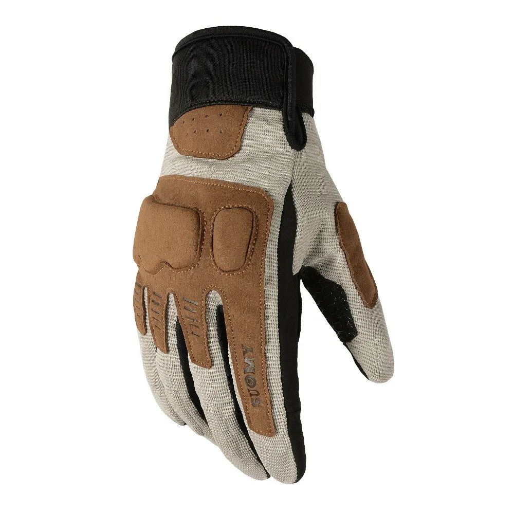 

Motorcycle Macaron Vintage Breathable Mesh Rider Gloves with Impact Protection