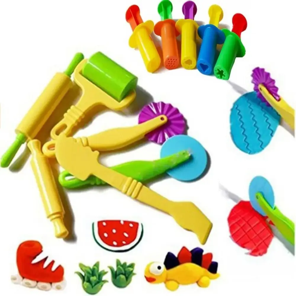 Outil de modèle de pâte à modeler en plastique, Kit d'outils 3D, outils de pâte à modeler 3D, modèle d'animaux, jouets en argile, ensemble de pâte à modeler, moules en argile, jouets éducatifs