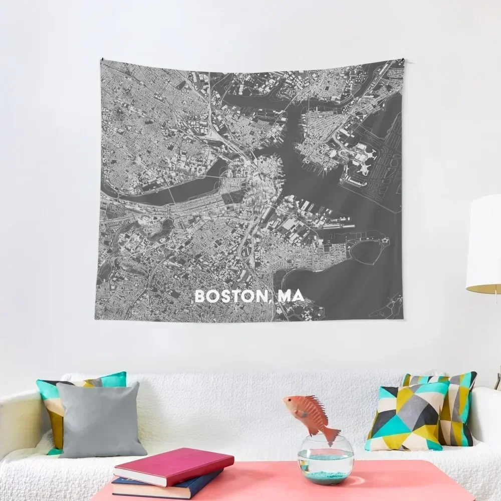 Boston, MA Tapestry Wall Hangings Decoration Home Decorations Outdoor Decor Tapestry