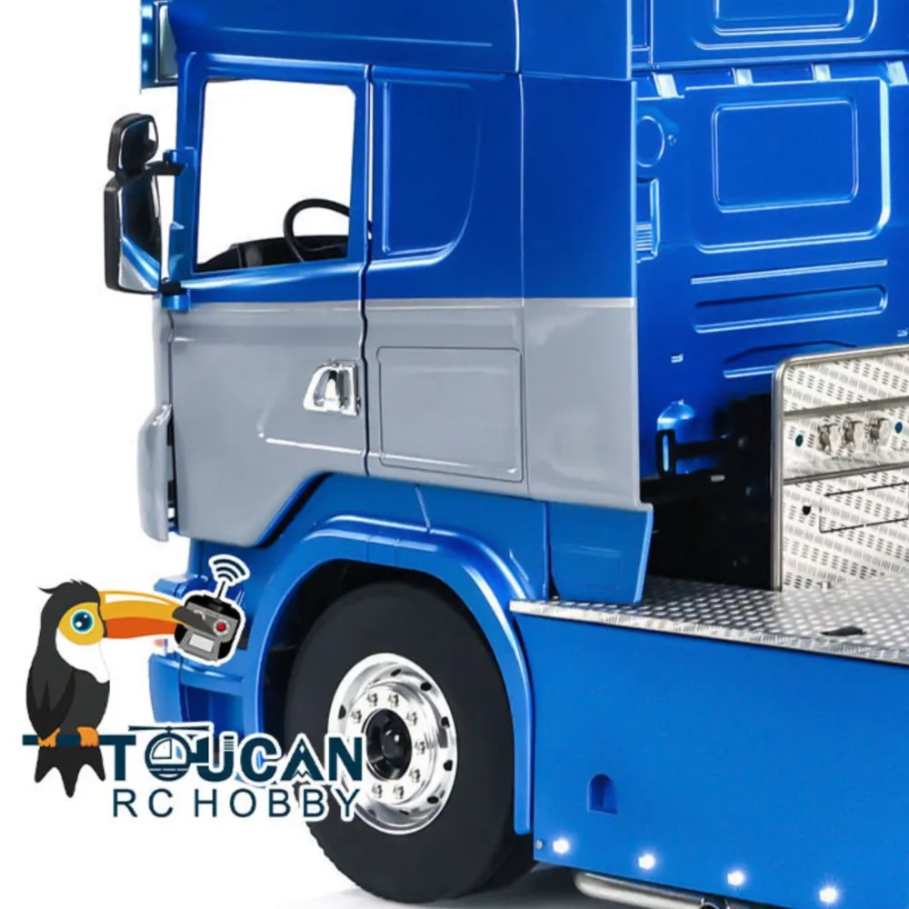 

LESU 1/14 RC Трактор Грузовик 4X4 RC Игрушки RTR Радиоуправление TOUCAN DIY Готовый автомобиль Звуковая световая система Модель дымового двигателя
