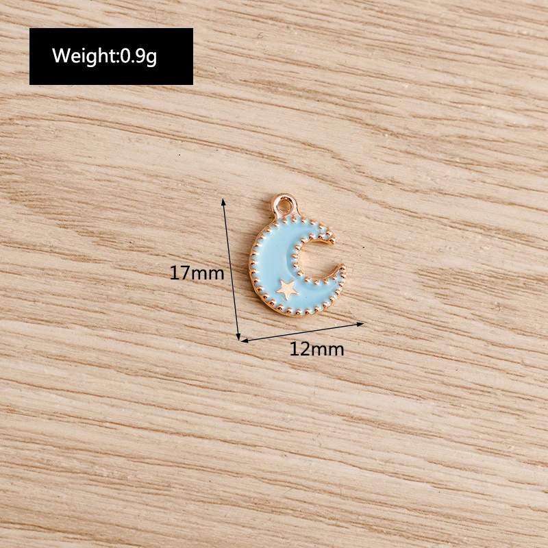 10 Stück 12x15mm Niedliche Bunte Emaille-Sonnenanhänger für Schmuckherstellung, Ohrringe, Anhänger, Halsketten, Armbänder, DIY-Bastelzubehör – Detail 14