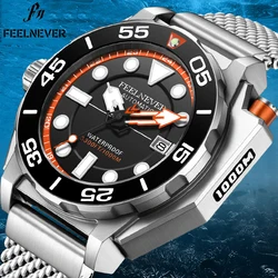 2024 New Mechanical Wrist Watches For Men FeelNever Top Brand Luxury Waterproof Watch Men Fashion Business Automatic Men Watch