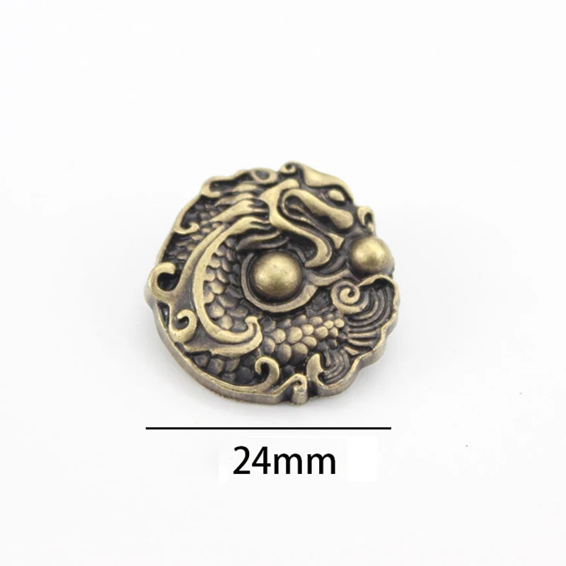 Metal Buttons Conchos Cloth Clasp Coin Clasp Purse Clasp Handmade Leather Accessories DIY Leather Craft Decoration Wallet Button