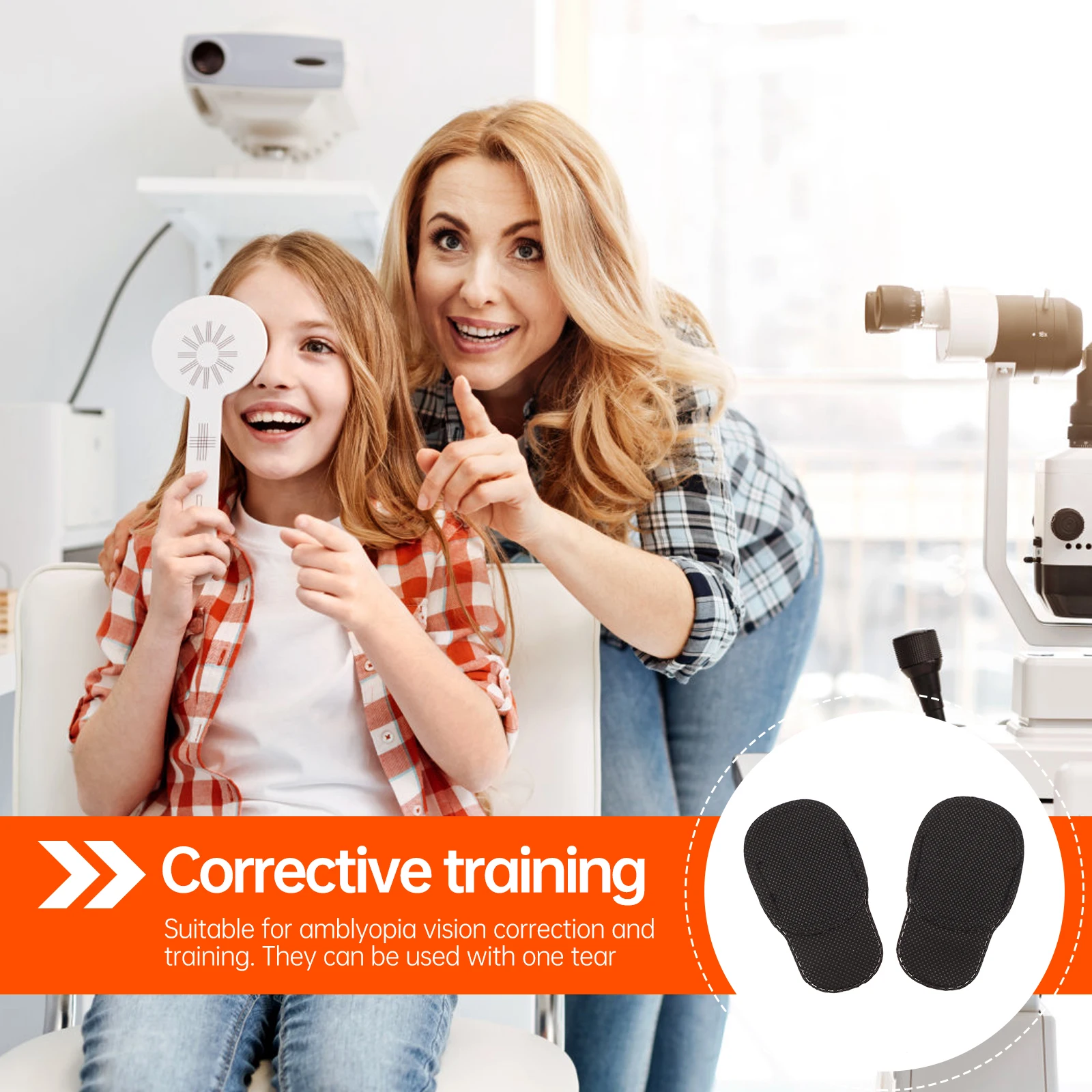 

Amblyopia Goggles Eye Patch for Patches Glasses Eyepatch 's Protector Correction