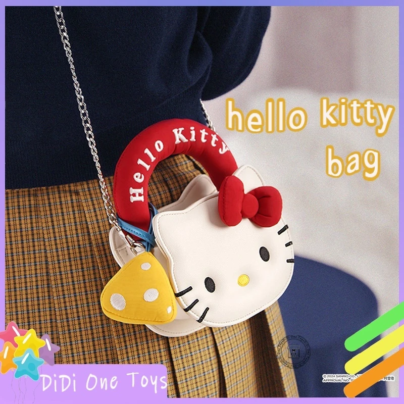 13cm Hello Kitty Jointly Name Crossbody Bag Women Kawaii Messenger Bag Travel 3d Shoulder Bag Small Purse Girls Birthday Gift