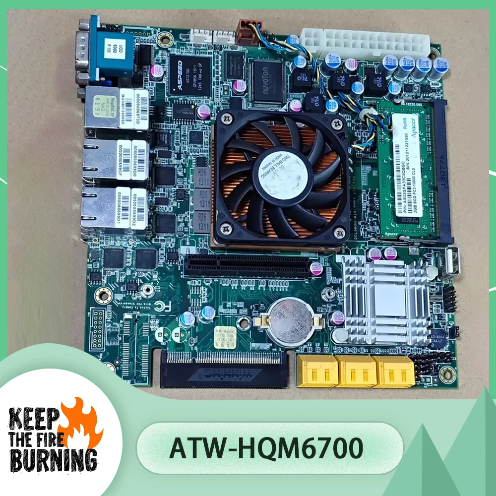 

ATW-HQM Embed-ded industrial motherboard 17*17 ATW-HQM6700
