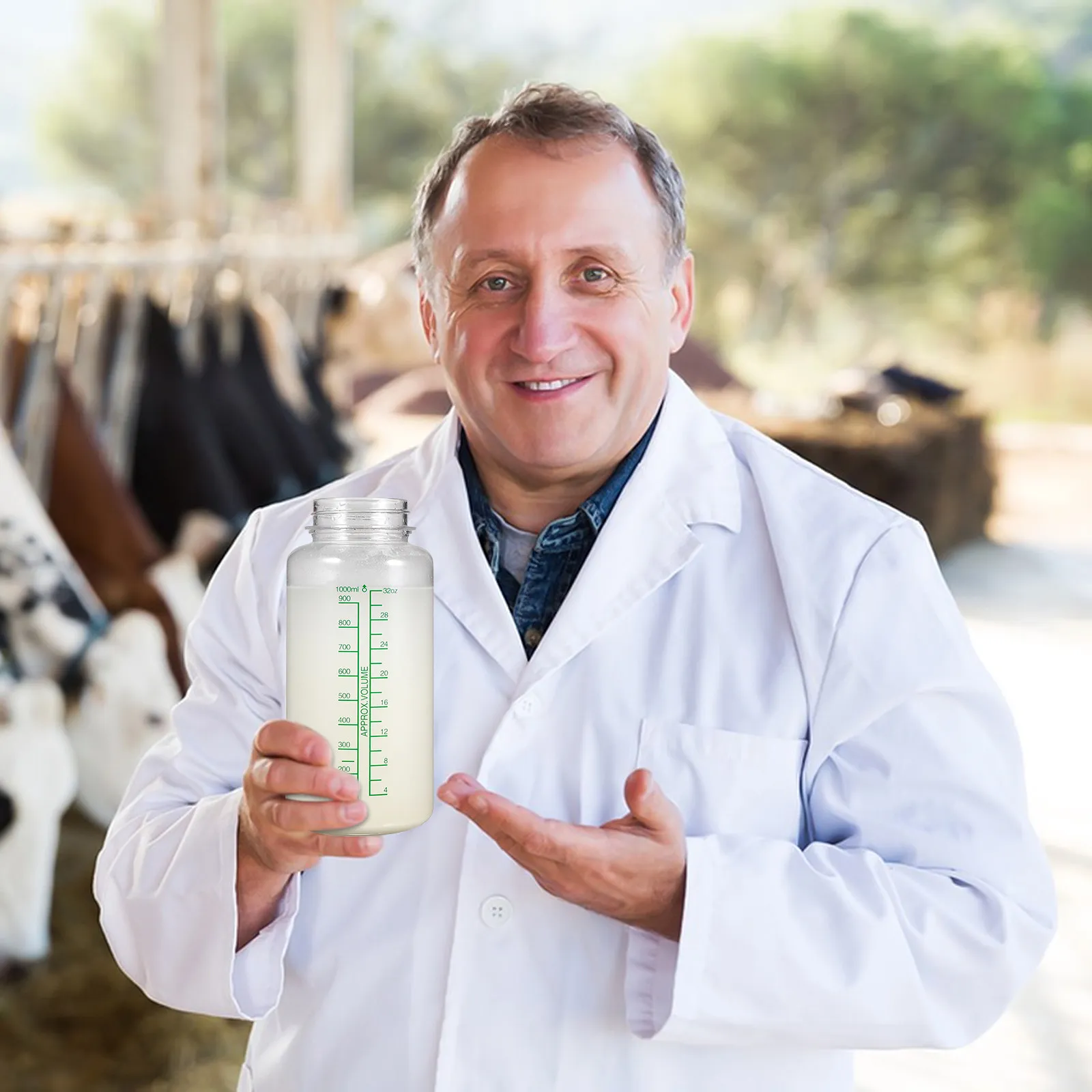 

Комплект ручного доильного аппарата для овец и коров, безопасный для пищевых продуктов пластик, портативное оборудование для доения, для фермерских хозяйств и домашнего использования