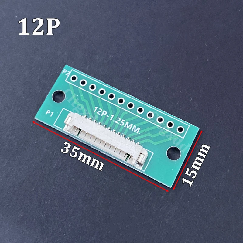 1,25 mm Rastermaß Horizontaler SMD-Anschlussadapter 4P 6P 8P 10P 12P JST-Adapterplatine umgewandelt in 2,54 mm DIP-Stiftleiste PCB-Testplatine – Detail 15